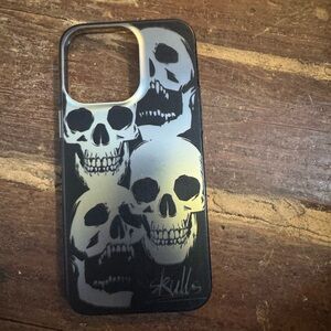 Skulls Black and Gray Phone Case
